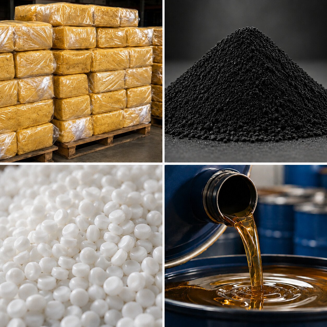 Rubber raw materials and industrial compounds