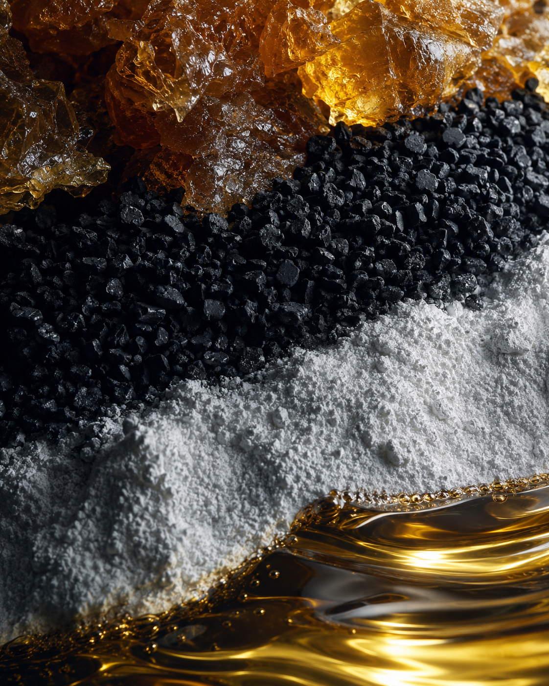 Natural rubber and compounding raw materials